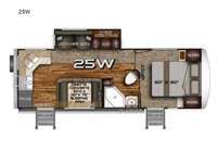 Arctic Fox North Fork 25W Floorplan Image