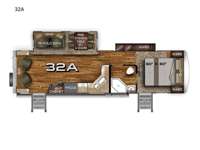 Arctic Fox North Fork 32A Floorplan Image