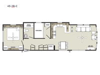 Quailridge Canadian Edition 45-2B-C Floorplan Image