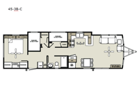 Quailridge Canadian Edition 45-3B-C Floorplan Image