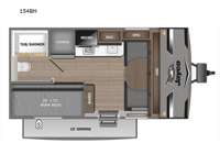 Jay Flight SLX 154BH Floorplan Image