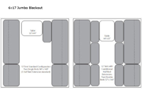Jumping Jack 6x17 Jumbo Blackout Floorplan Image