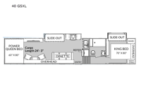 Genesis Supreme 40 GSXL Floorplan Image