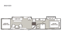Genesis Supreme 3618 GCA Floorplan Image