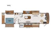 Discovery LXE 36HQ Floorplan Image