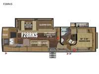 Glacier Peak Mountain Series F28RKS Floorplan Image