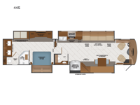 Discovery LXE 44S Floorplan Image