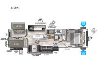 Salem Hemisphere 310BHI Floorplan Image