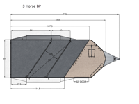 Adventure 3 Horse BP Floorplan Image