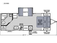 Apex Nano 201RBS Floorplan Image