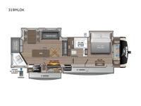 Eagle 319MLOK Floorplan Image