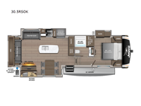Eagle 30.5RSOK Floorplan Image
