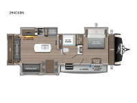 Eagle 294CKBS Floorplan Image