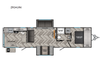 Zinger 341RK Floorplan Image