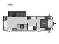 Bullet Crossfire 2500RK Floorplan Image