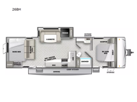 Wildwood 26BH Floorplan Image