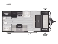 Bullet Crossfire 1800RB Floorplan Image
