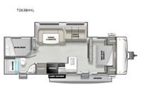 2024 Forest River RV Salem Cruise Lite T263BHXL Floorplan