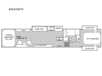Vortex B4022GSTS Floorplan Image
