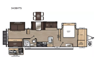 Catalina Legacy 343BHTS Floorplan Image