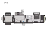 Montana High Country 373RD Floorplan Image
