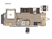 Catalina Legacy 263FKDS Floorplan Image