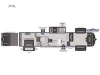 Montana High Country 377FL Floorplan Image