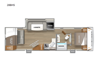 Avenger 28BHS Floorplan Image