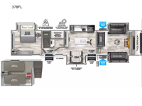 Wildwood Heritage Glen 378FL Floorplan Image