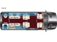 Daycruiser 144 Plan B Floorplan Image