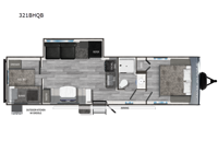 Trail Runner 321BHQB Floorplan Image