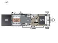 Adrenaline 23LT Floorplan Image