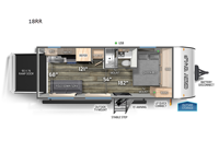 Cherokee Grey Wolf 18RR Floorplan Image