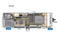Cherokee Grey Wolf 26DJSE Floorplan