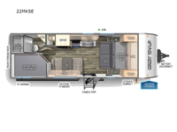 New 2024 Forest River RV Cherokee Grey Wolf 22MKSE image