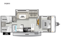 Wildwood T30QBSS Floorplan Image