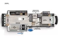 Impression 280RL Floorplan