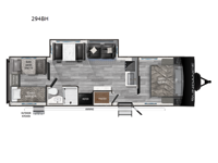 Sundance Ultra Lite 294BH Floorplan Image