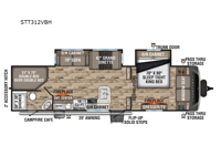 SportTrek Touring Edition STT312VBH Floorplan Image
