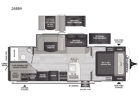 Passport SL 268BH Floorplan Image