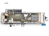 Cherokee 274RK Floorplan Image