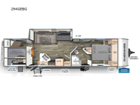 Cherokee 294GEBG Floorplan Image