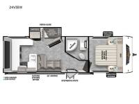Wildwood X-Lite 24VIEWX Floorplan
