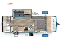 Cherokee Alpha Wolf 22SW-L Floorplan Image
