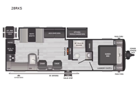 Hideout 28RKS Floorplan Image