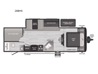 Hideout 26BHS Floorplan Image