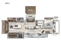 Sabre 36FLX Floorplan Image
