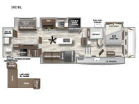 Sabre 38DBL Floorplan