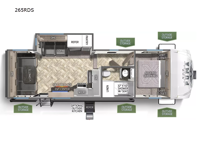 Puma 265RDS Floorplan Image