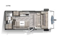 Wildwood FSX 167RB Floorplan Image